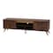 Baxton Studio Graceland Mid-Century Modern Transitional Walnut Brown Finished Wood 2-Door TV Stand 233-13272-ZORO - alternate 1